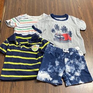 “5/$20” Carter’s 24 month blue themed baby clothing bundle